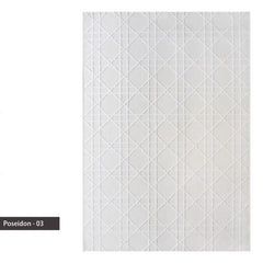 Classic Scandinavian 3D design Wilton woven carpet (Poseidon)