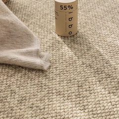 純天然羊毛を使用した手編みのカーペット！長くご愛用できる高品質な一品（Tranquility）