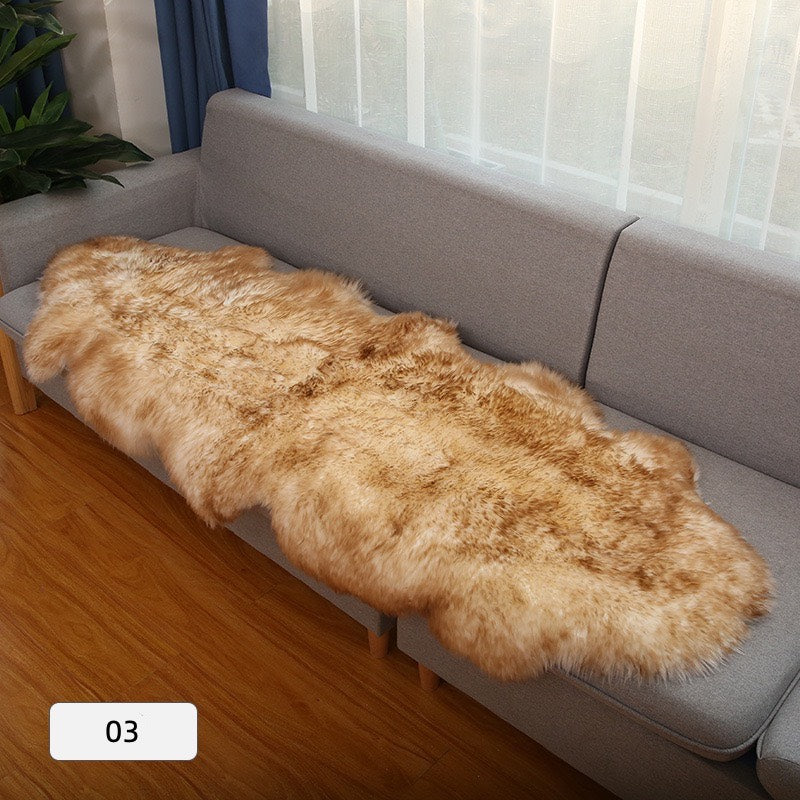 オーストラリア産高品質シープスキンラグ：厚手の長毛、快適さと贅沢さの完璧な融合（Sheepskin）