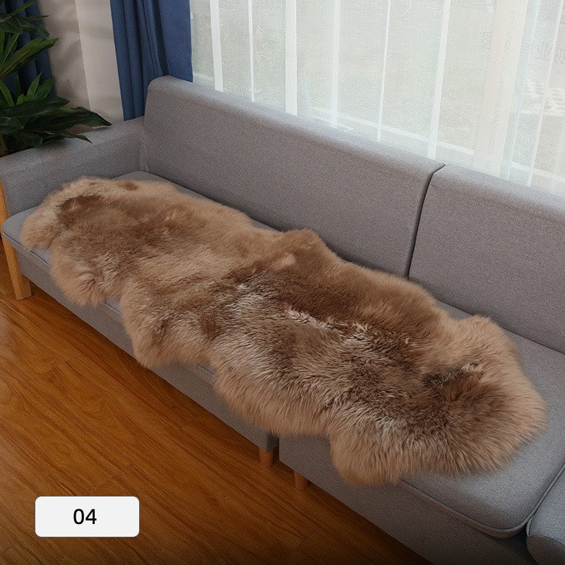 オーストラリア産高品質シープスキンラグ：厚手の長毛、快適さと贅沢さの完璧な融合（Sheepskin）