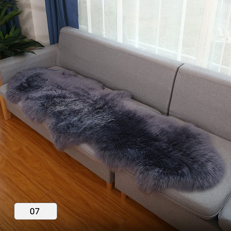 オーストラリア産高品質シープスキンラグ：厚手の長毛、快適さと贅沢さの完璧な融合（Sheepskin）