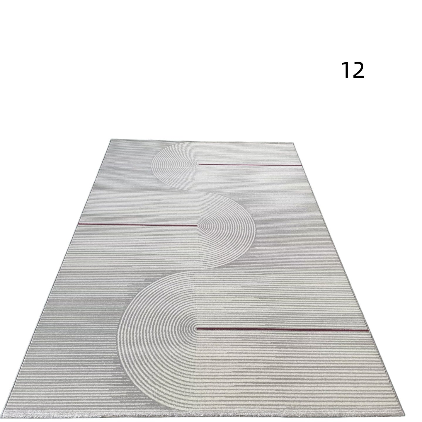 定番北欧風3Dデザインのウィルトン織カーペット（Zen Echo）