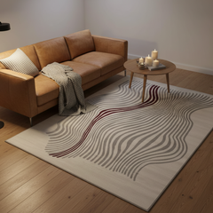 定番北欧風3Dデザインのウィルトン織カーペット（Zen Echo）