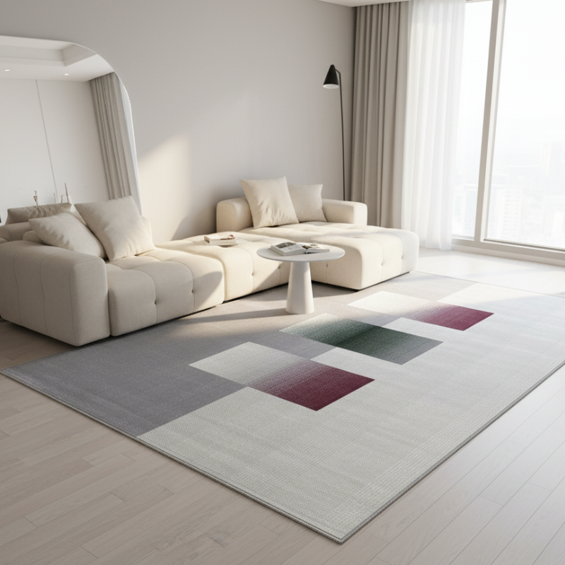 定番北欧風3Dデザインのウィルトン織カーペット（Zen Echo）