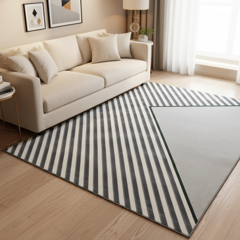 定番北欧風3Dデザインのウィルトン織カーペット（Zen Echo）