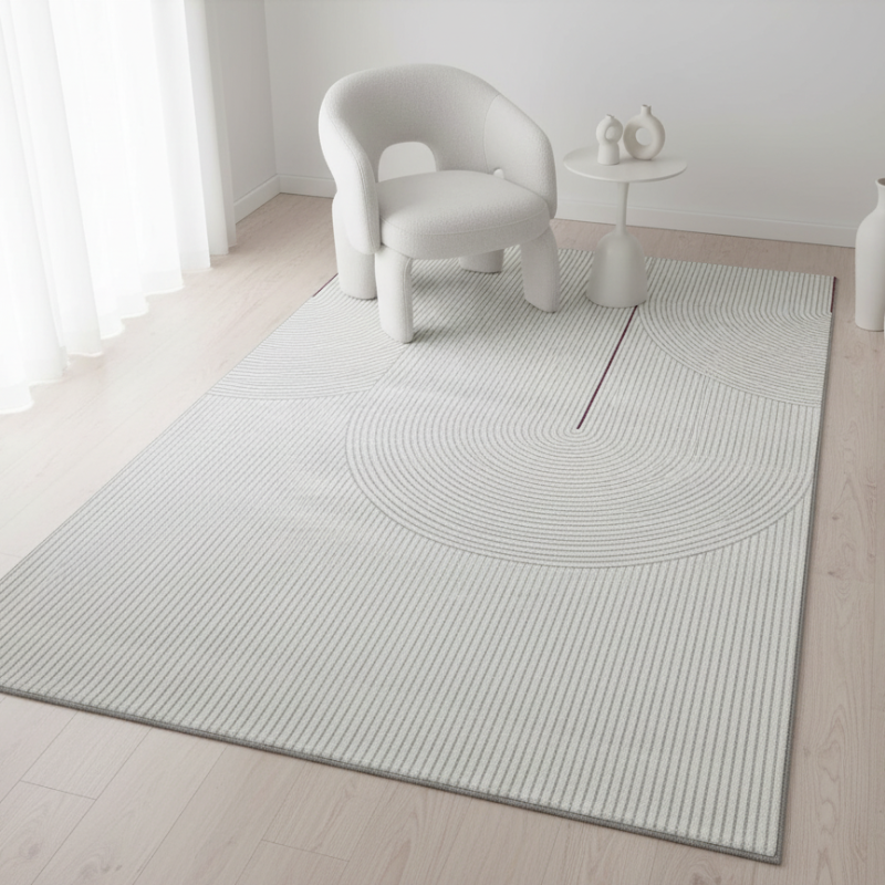 定番北欧風3Dデザインのウィルトン織カーペット（Zen Echo）