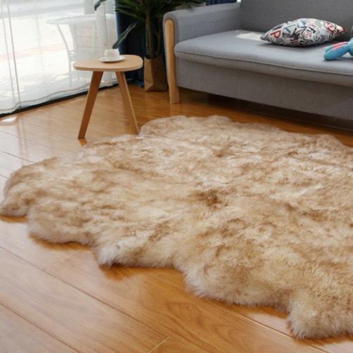 オーストラリア産高品質シープスキンラグ：厚手の長毛、快適さと贅沢さの完璧な融合（Sheepskin）