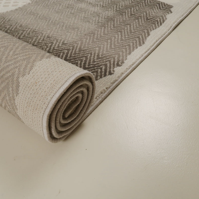 定番北欧風3Dデザインのウィルトン織カーペット（Yufan）