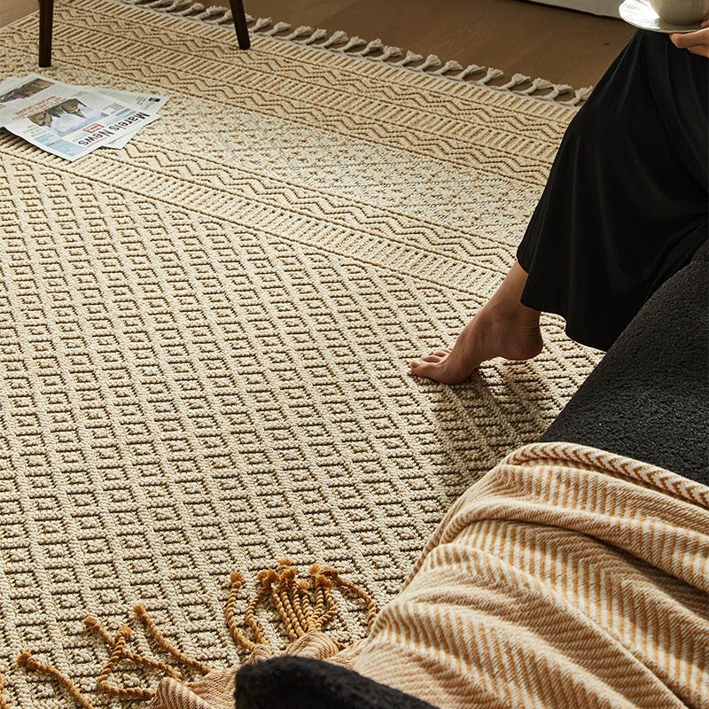 定番北欧風3Dデザインのウィルトン織カーペット（Turkish carpet 04）