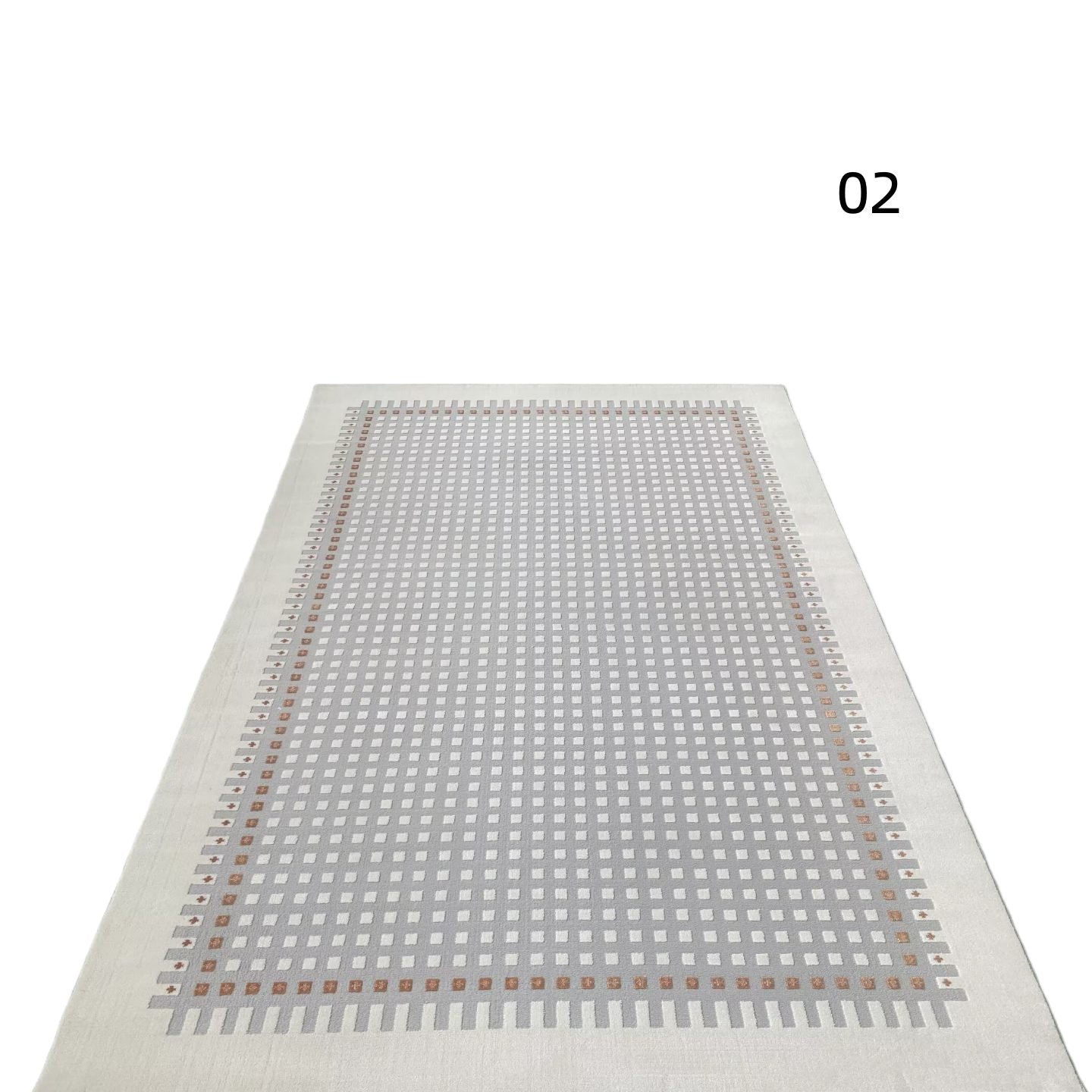 定番北欧風3Dデザインのウィルトン織カーペット（Yufan）